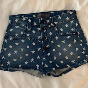 Star Jean Shorts